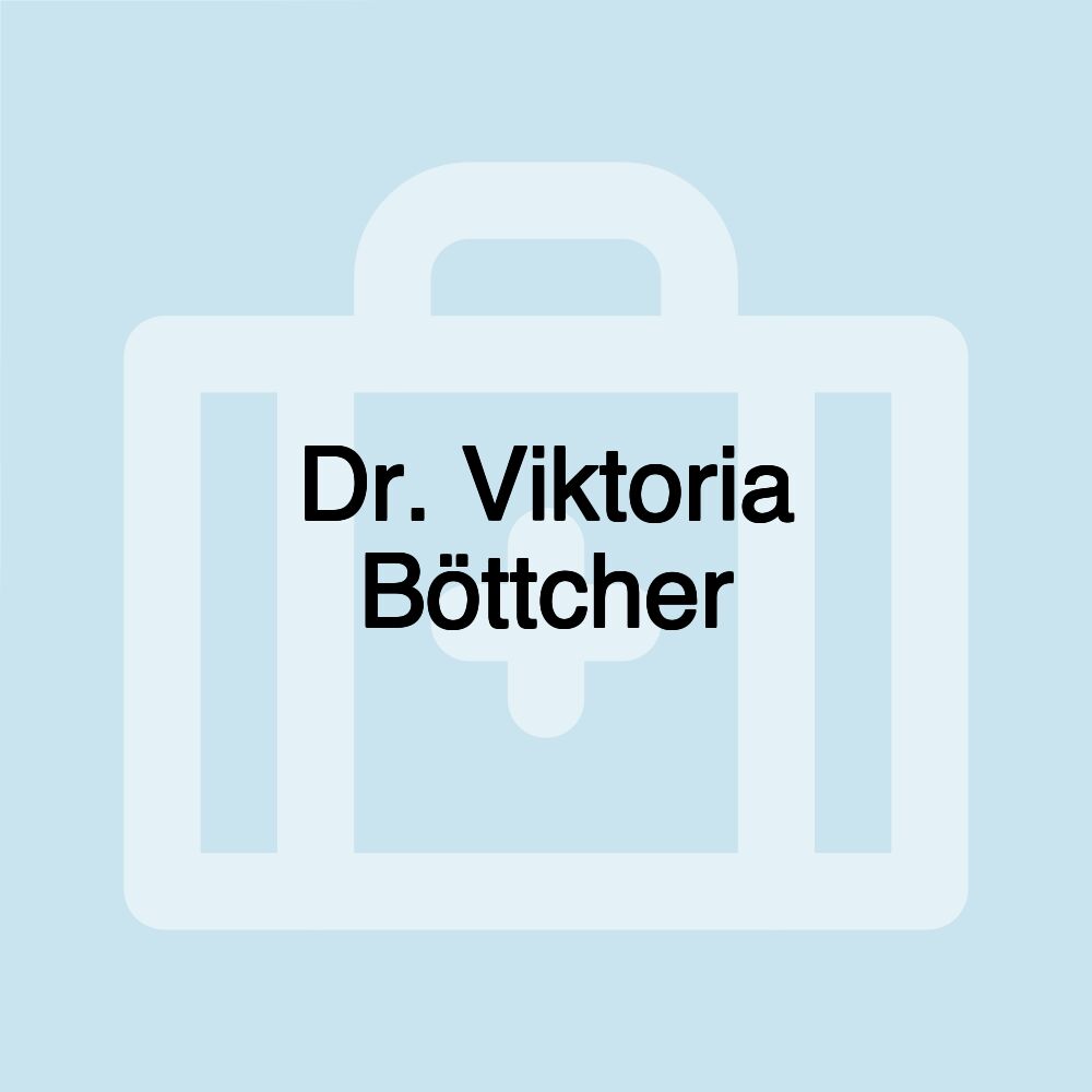 Dr. Viktoria Böttcher