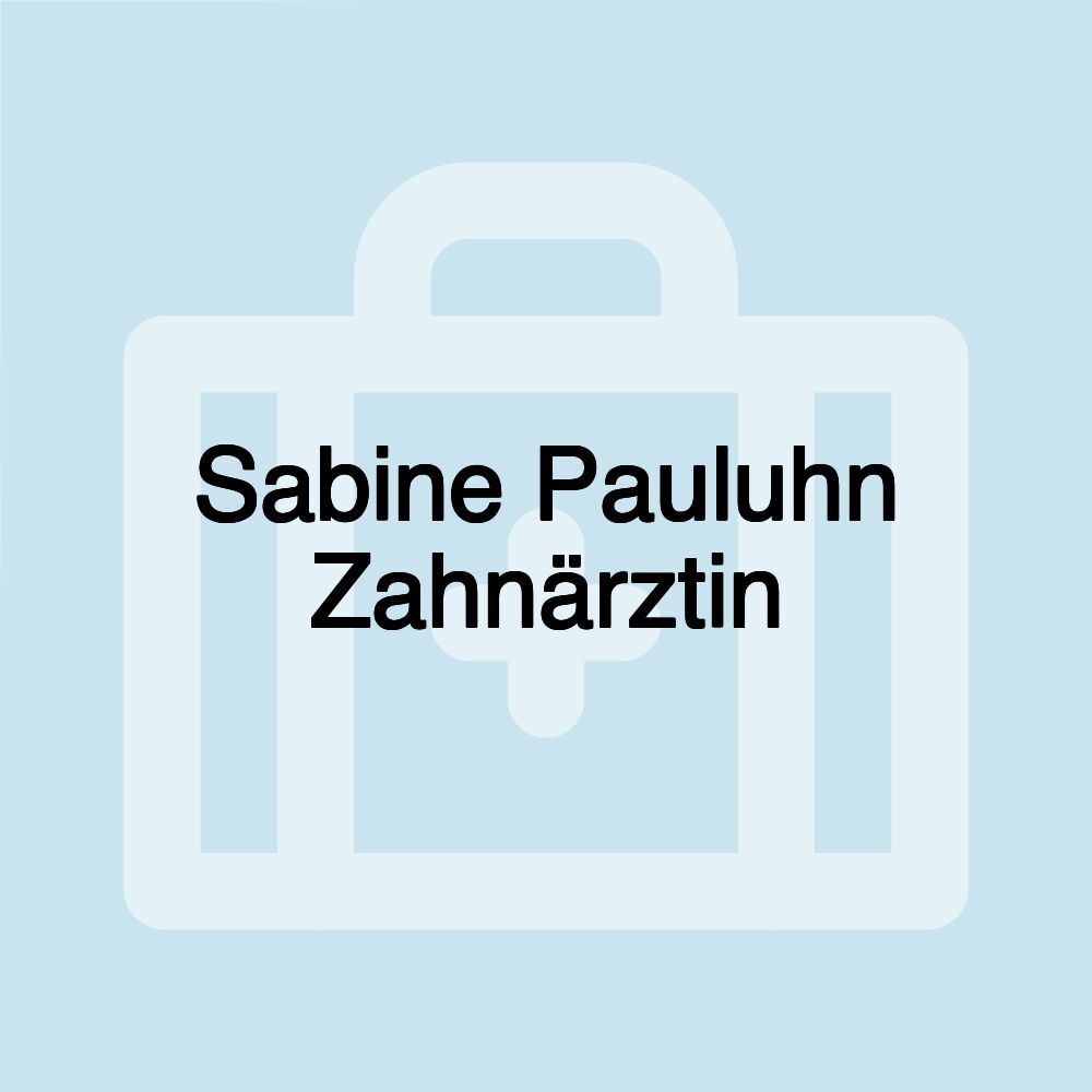 Sabine Pauluhn Zahnärztin