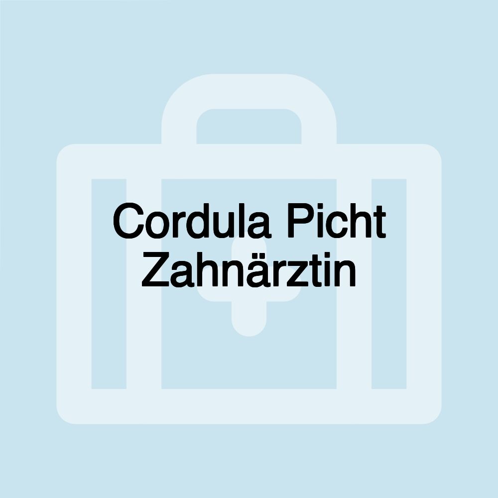 Cordula Picht Zahnärztin