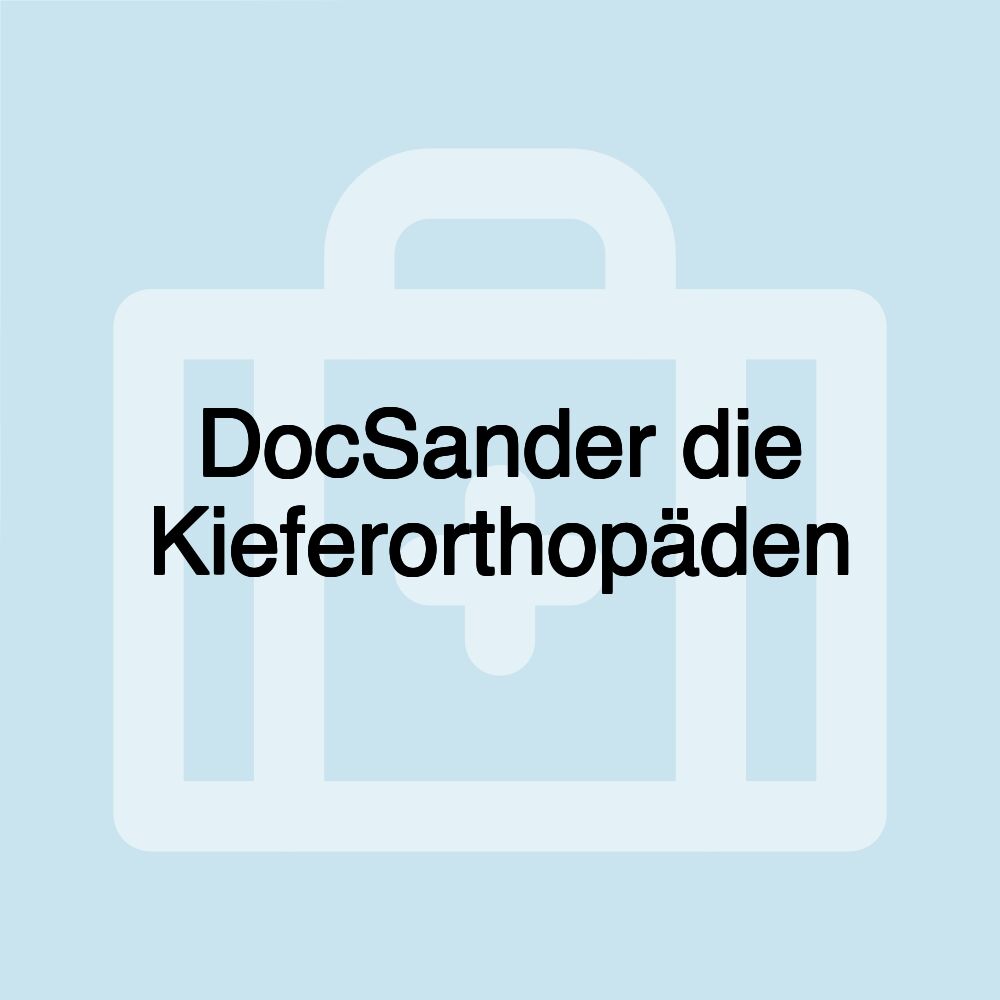 DocSander die Kieferorthopäden