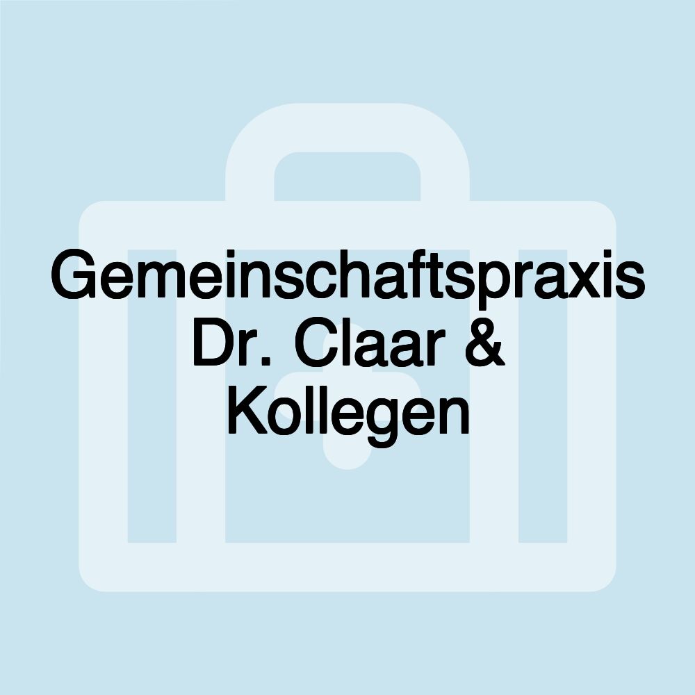 Gemeinschaftspraxis Dr. Claar & Kollegen