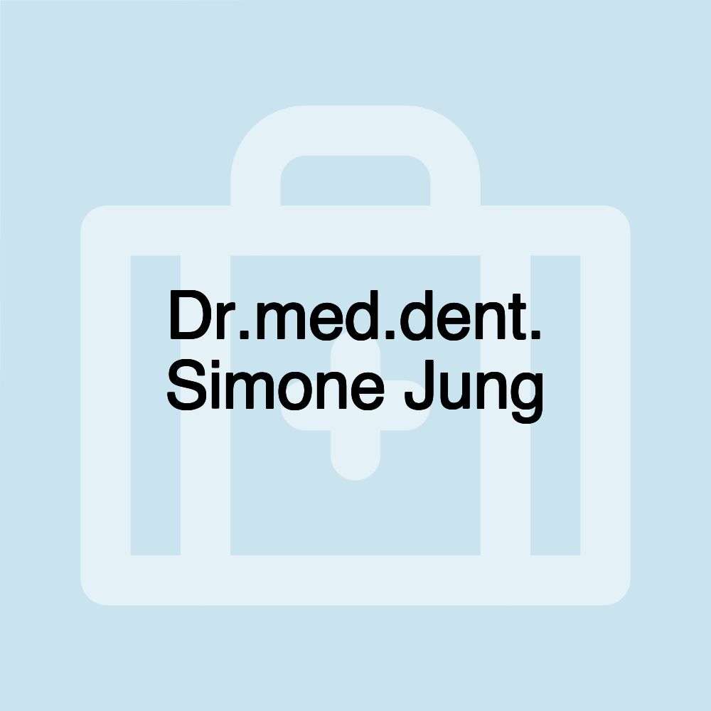 Dr.med.dent. Simone Jung