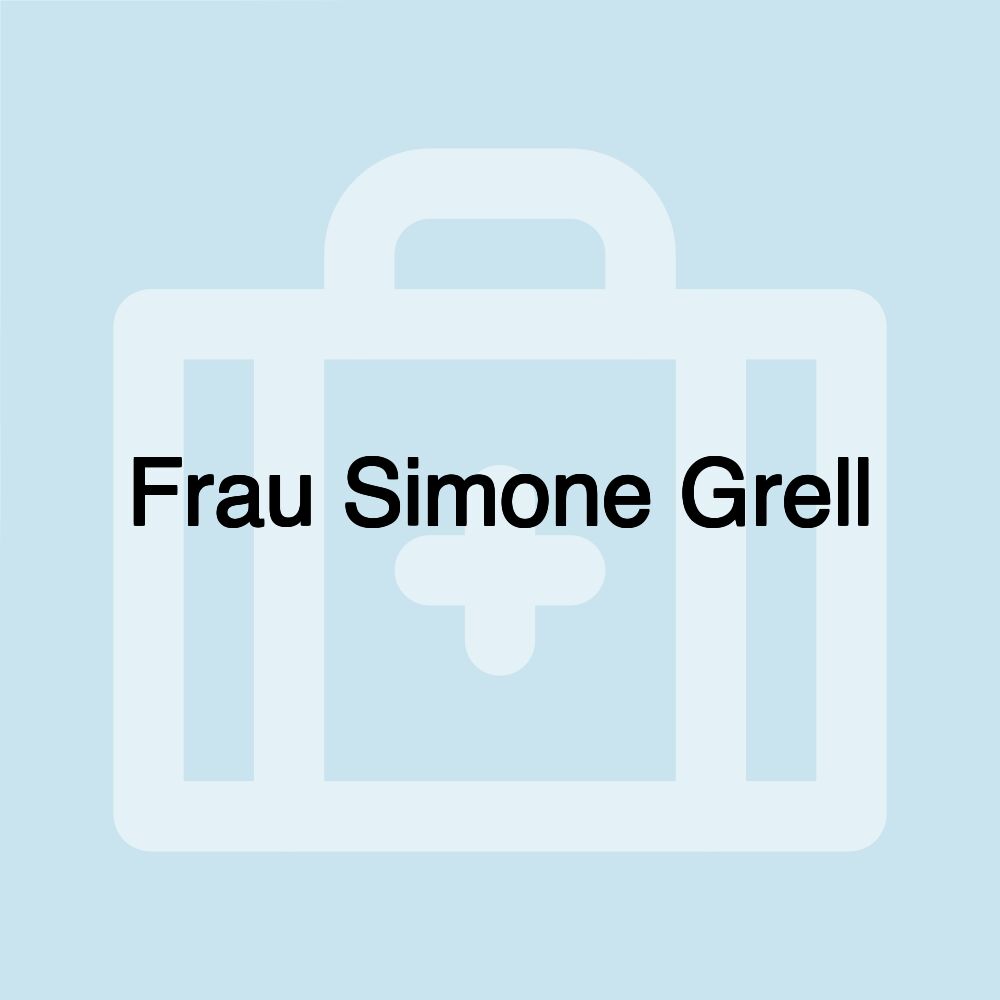 Frau Simone Grell