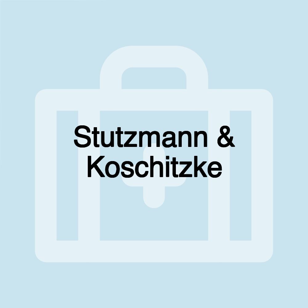 Stutzmann & Koschitzke