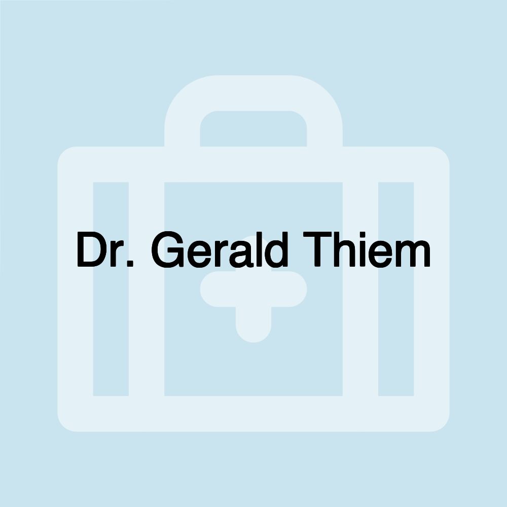 Dr. Gerald Thiem