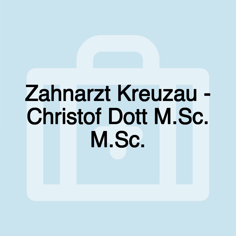 Zahnarzt Kreuzau - Christof Dott M.Sc. M.Sc.