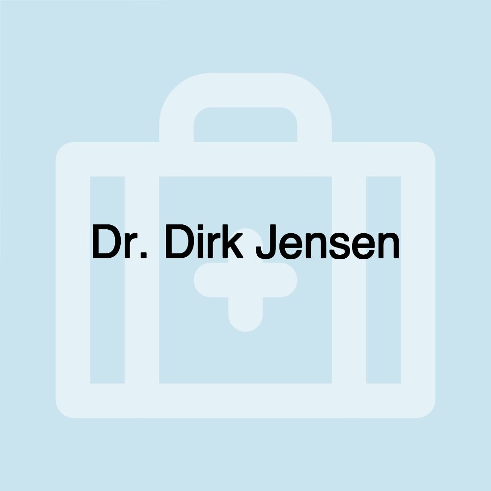 Dr. Dirk Jensen