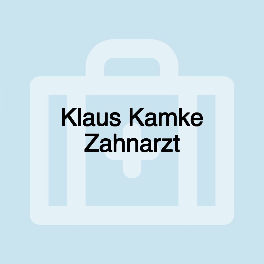 Klaus Kamke Zahnarzt