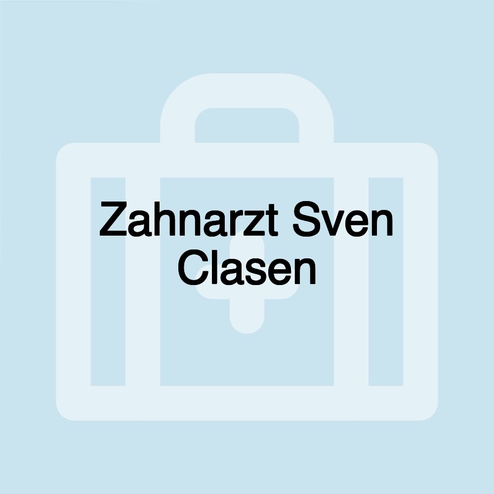 Zahnarzt Sven Clasen