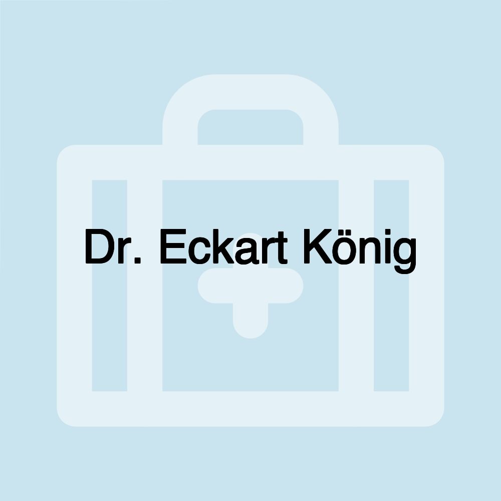 Dr. Eckart König