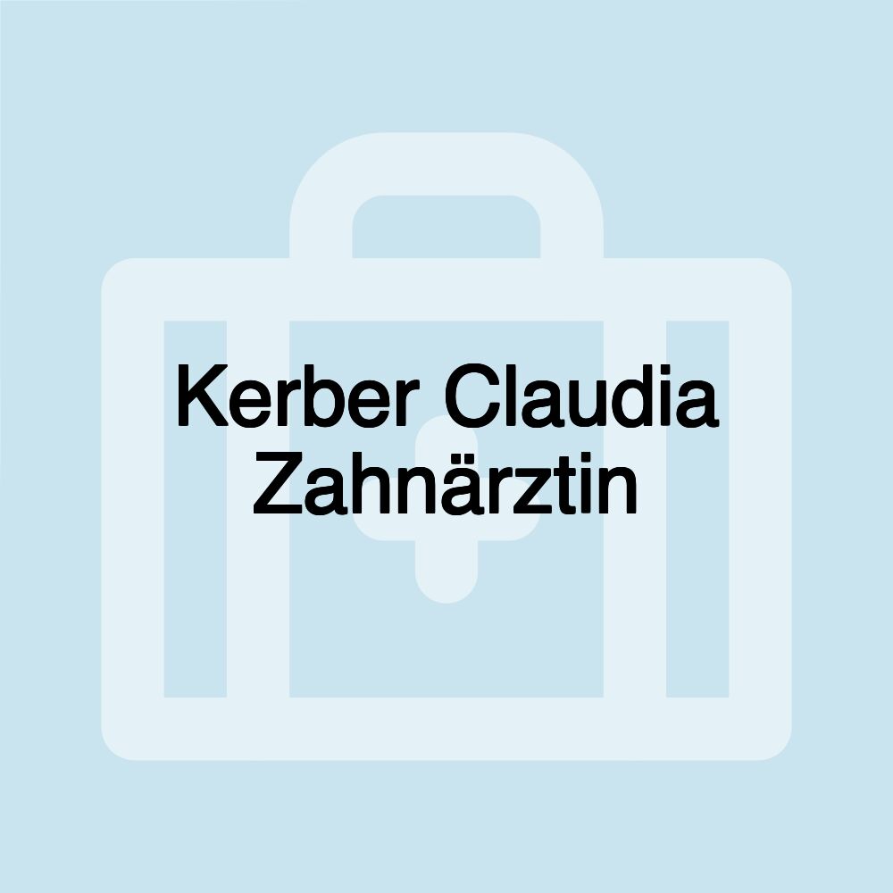 Kerber Claudia Zahnärztin