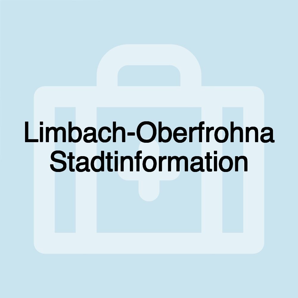 Limbach-Oberfrohna Stadtinformation