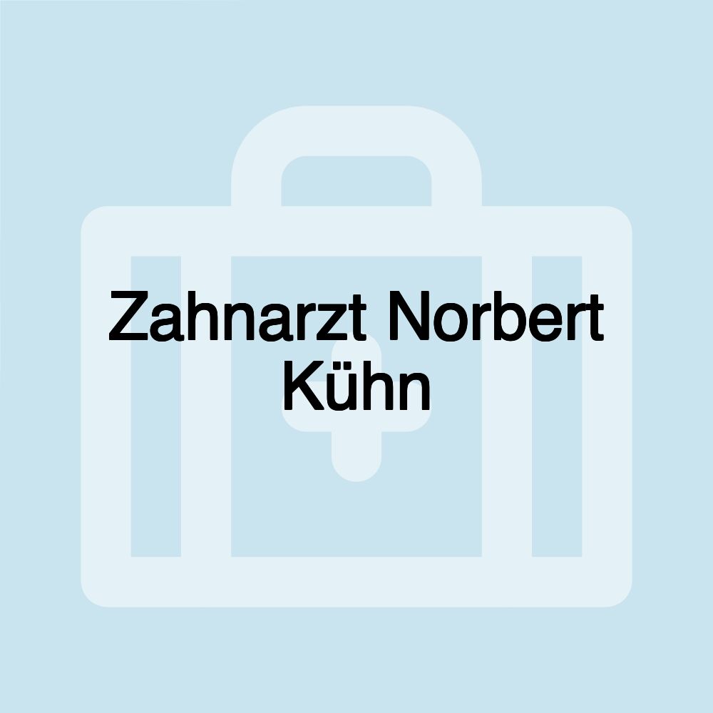 Zahnarzt Norbert Kühn