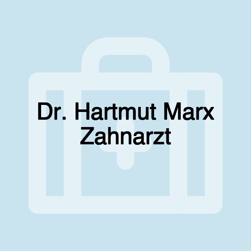 Dr. Hartmut Marx Zahnarzt