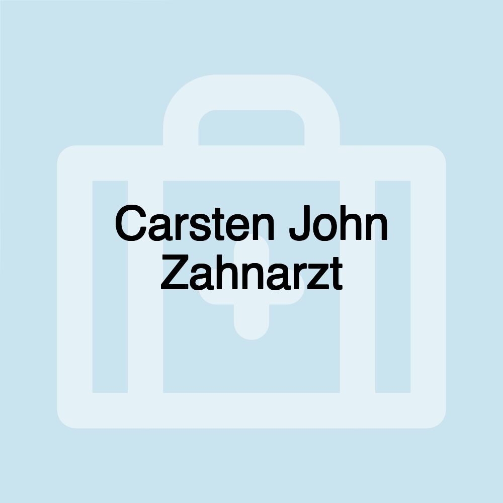 Carsten John Zahnarzt