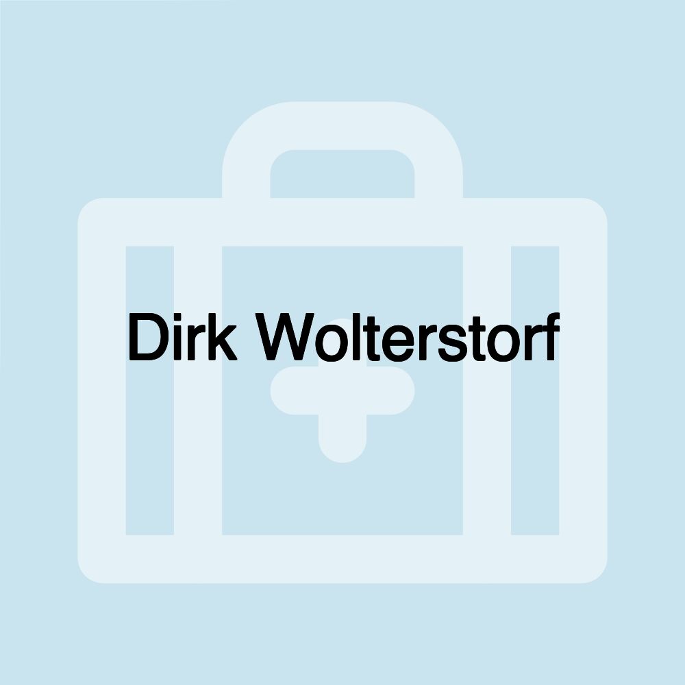 Dirk Wolterstorf