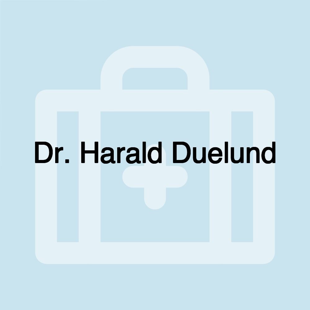 Dr. Harald Duelund