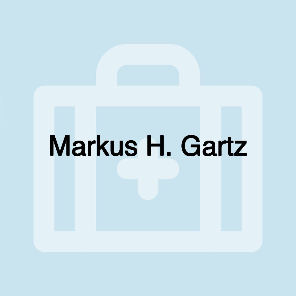 Markus H. Gartz