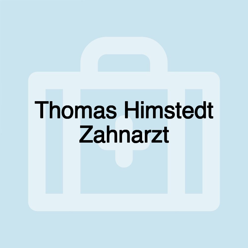 Thomas Himstedt Zahnarzt