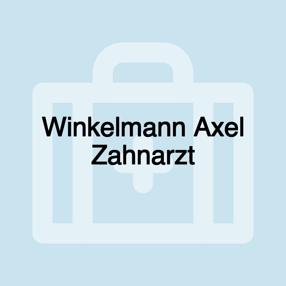 Winkelmann Axel Zahnarzt