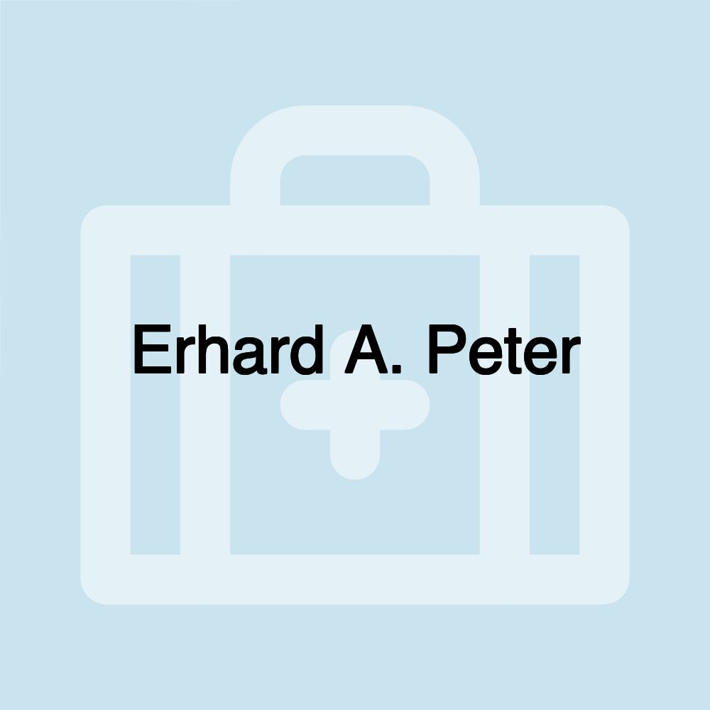 Erhard A. Peter