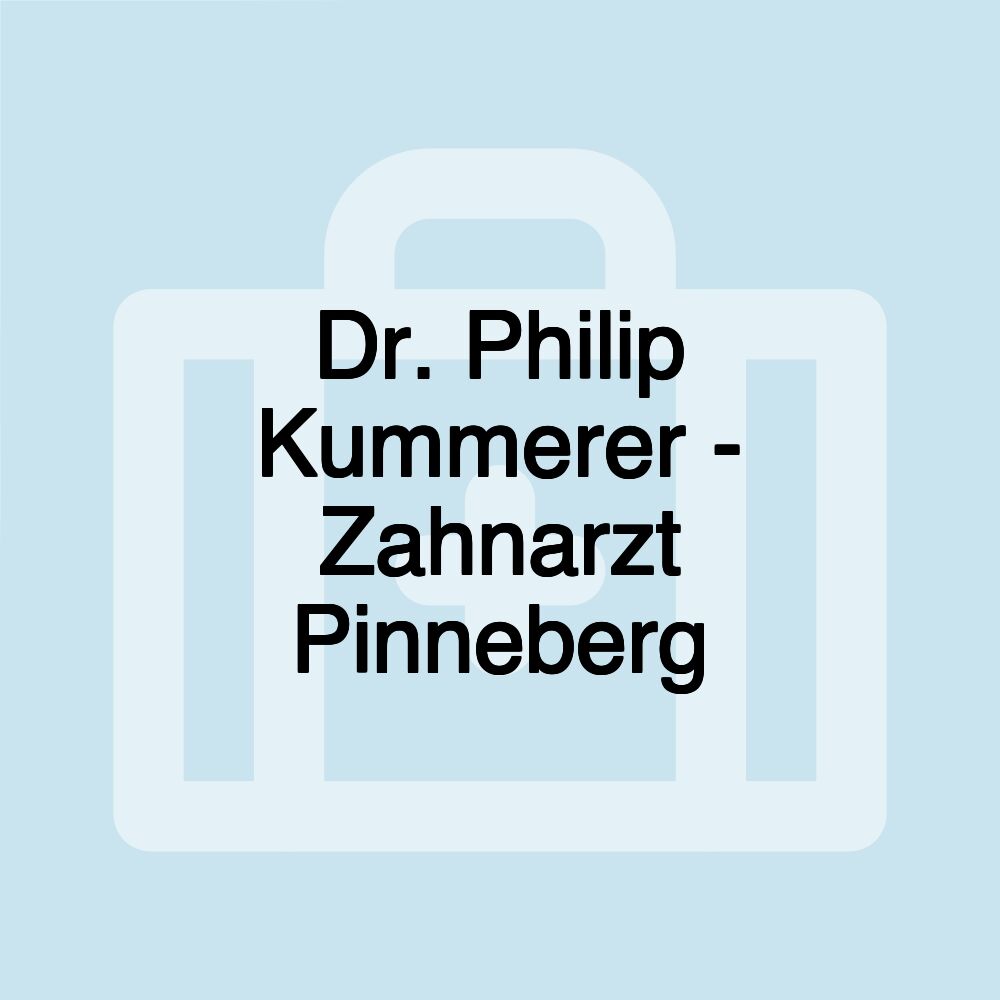 Dr. Philip Kummerer - Zahnarzt Pinneberg