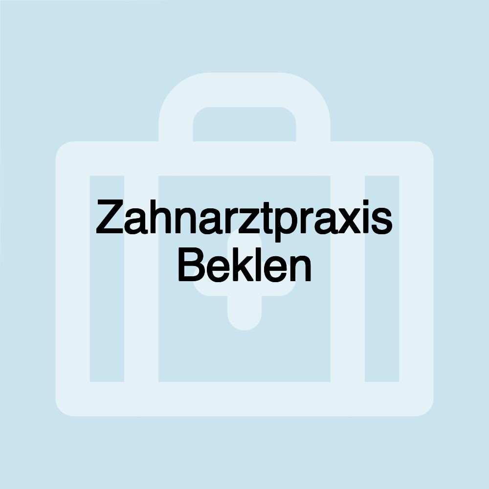 Zahnarztpraxis Beklen