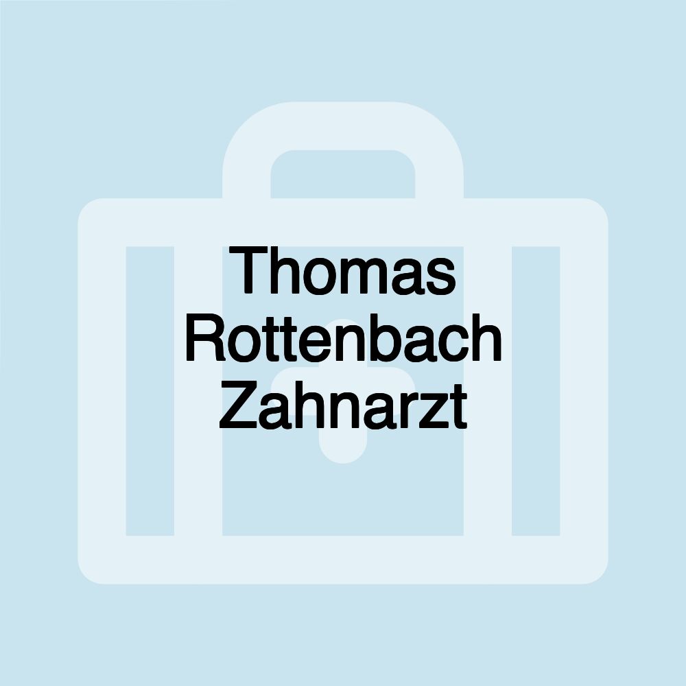 Thomas Rottenbach Zahnarzt