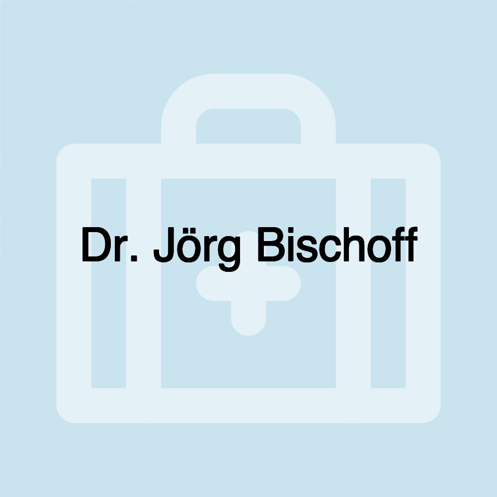 Dr. Jörg Bischoff