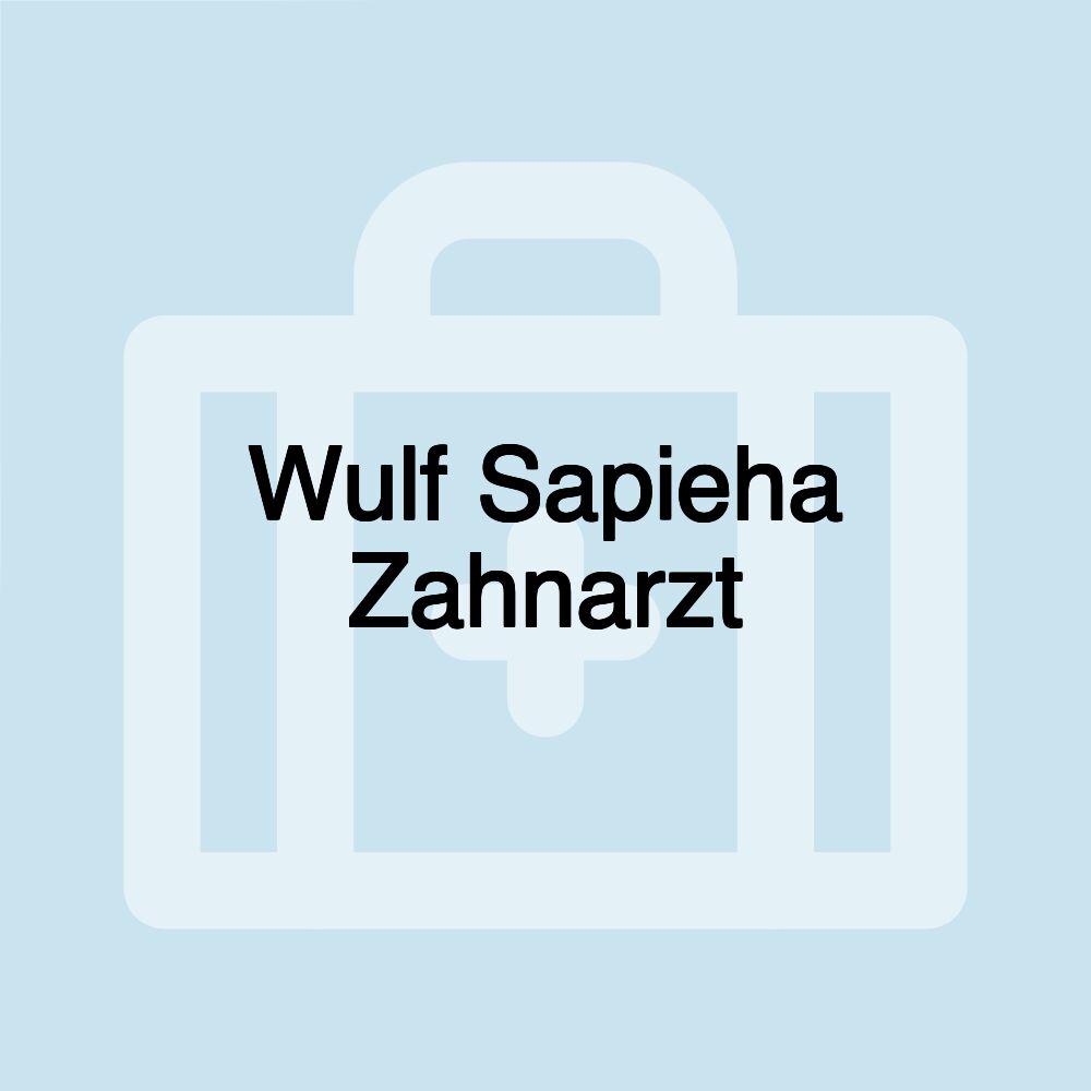 Wulf Sapieha Zahnarzt