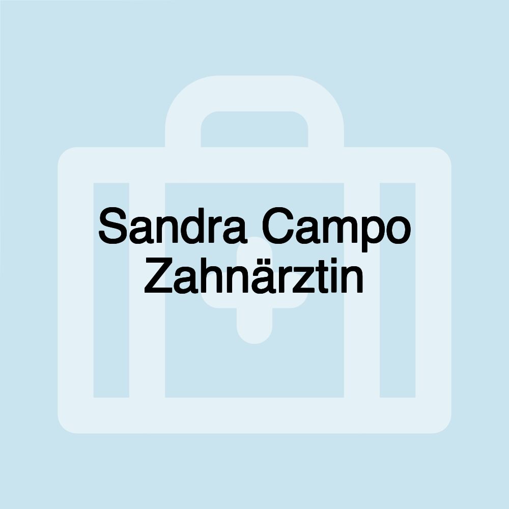 Sandra Campo Zahnärztin