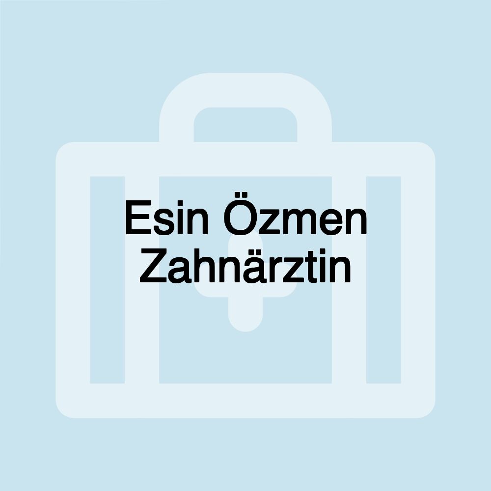 Esin Özmen Zahnärztin