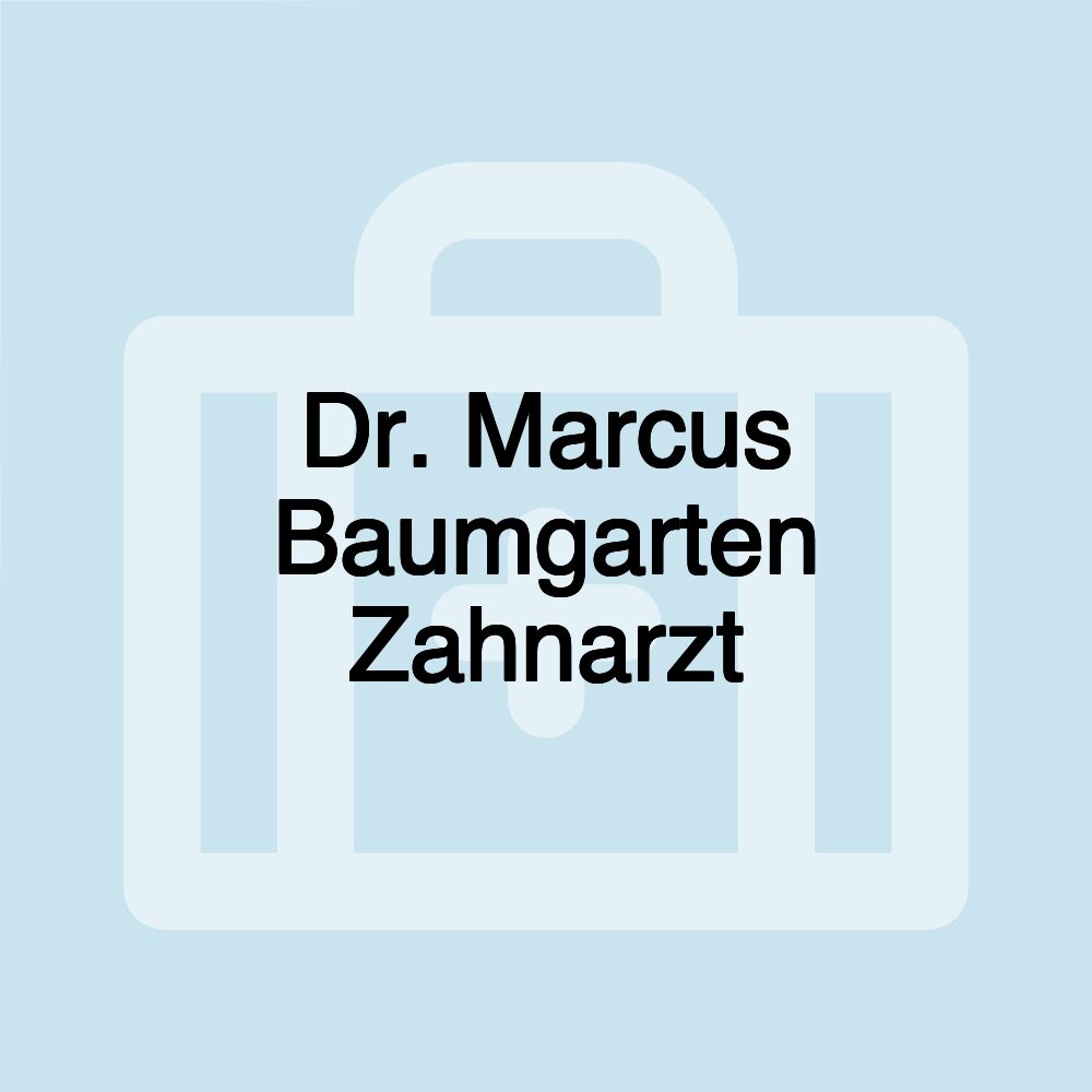 Dr. Marcus Baumgarten Zahnarzt