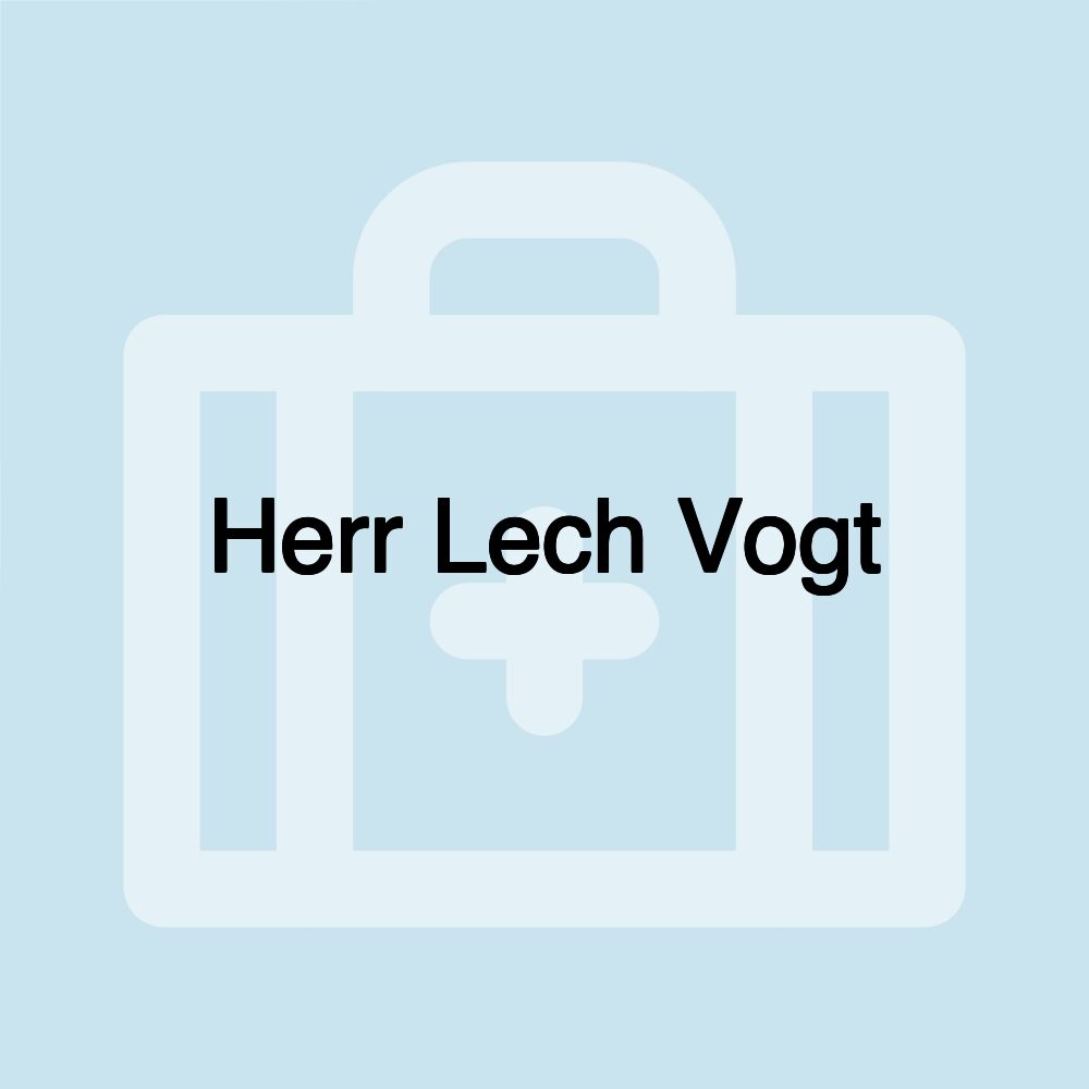 Herr Lech Vogt