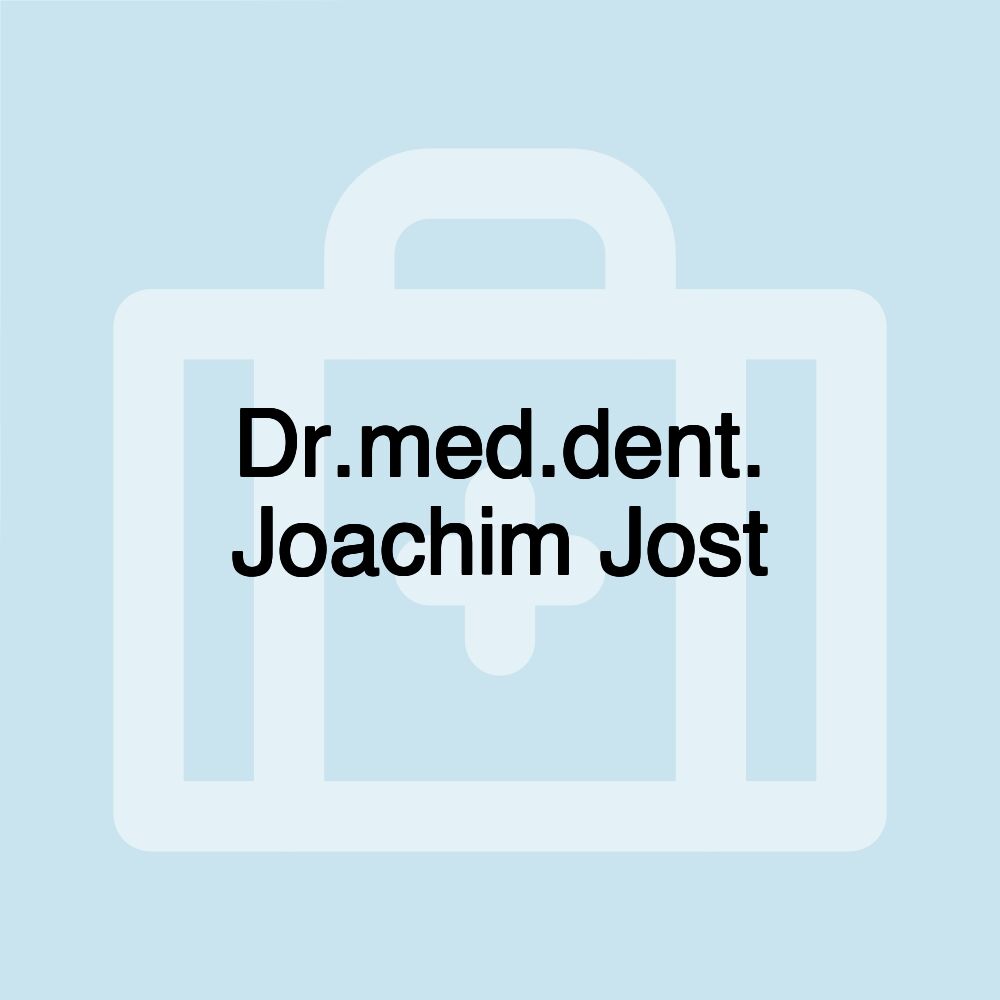 Dr.med.dent. Joachim Jost