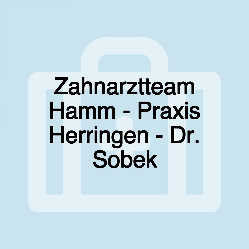 Zahnarztteam Hamm - Praxis Herringen - Dr. Sobek