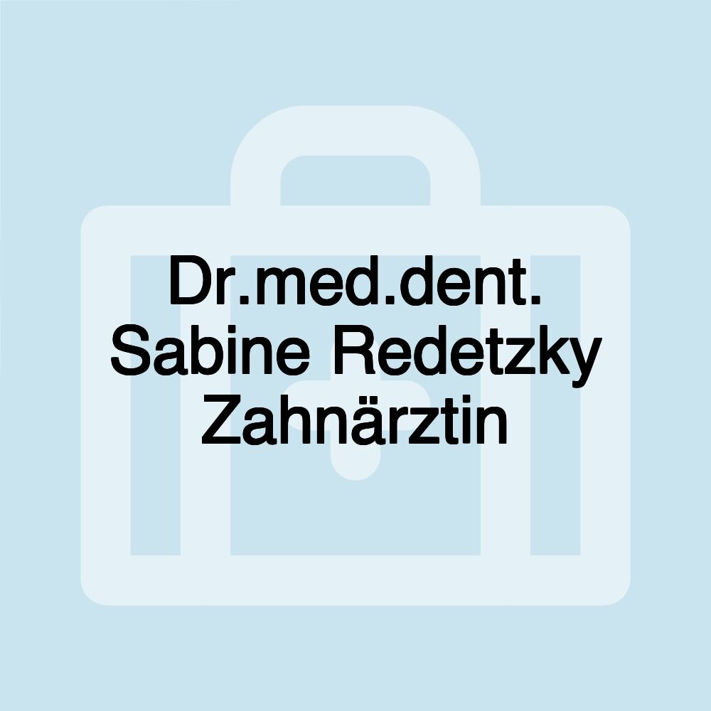 Dr.med.dent. Sabine Redetzky Zahnärztin