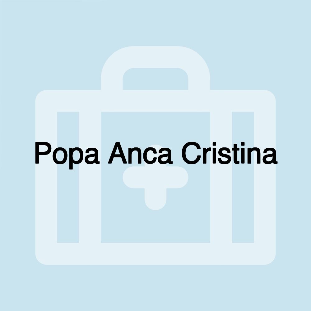 Popa Anca Cristina