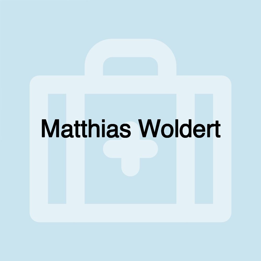 Matthias Woldert