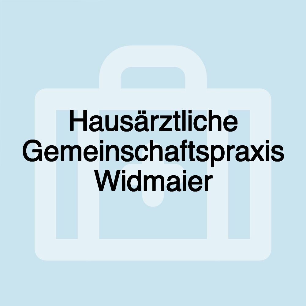 Hausärztliche Gemeinschaftspraxis Widmaier