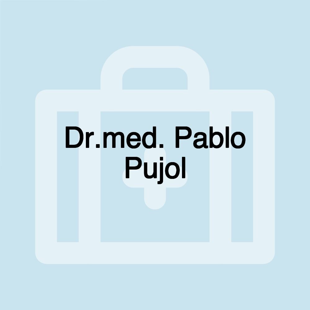 Dr.med. Pablo Pujol