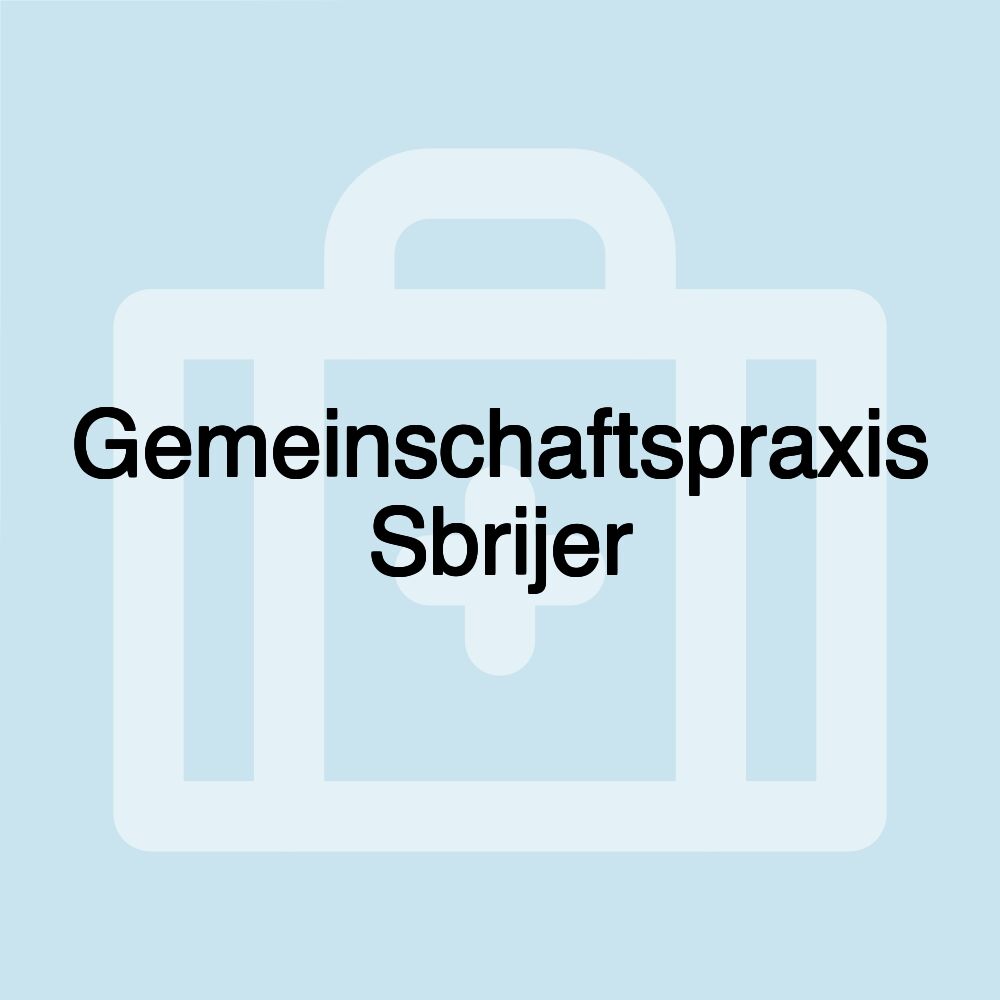 Gemeinschaftspraxis Sbrijer