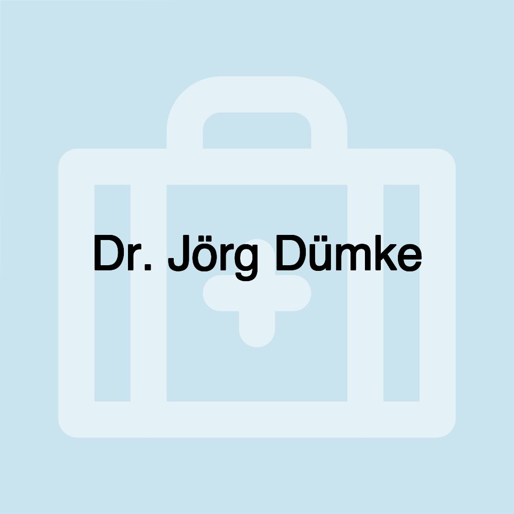 Dr. Jörg Dümke