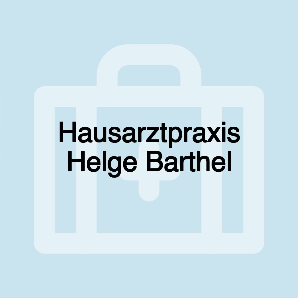 Hausarztpraxis Helge Barthel