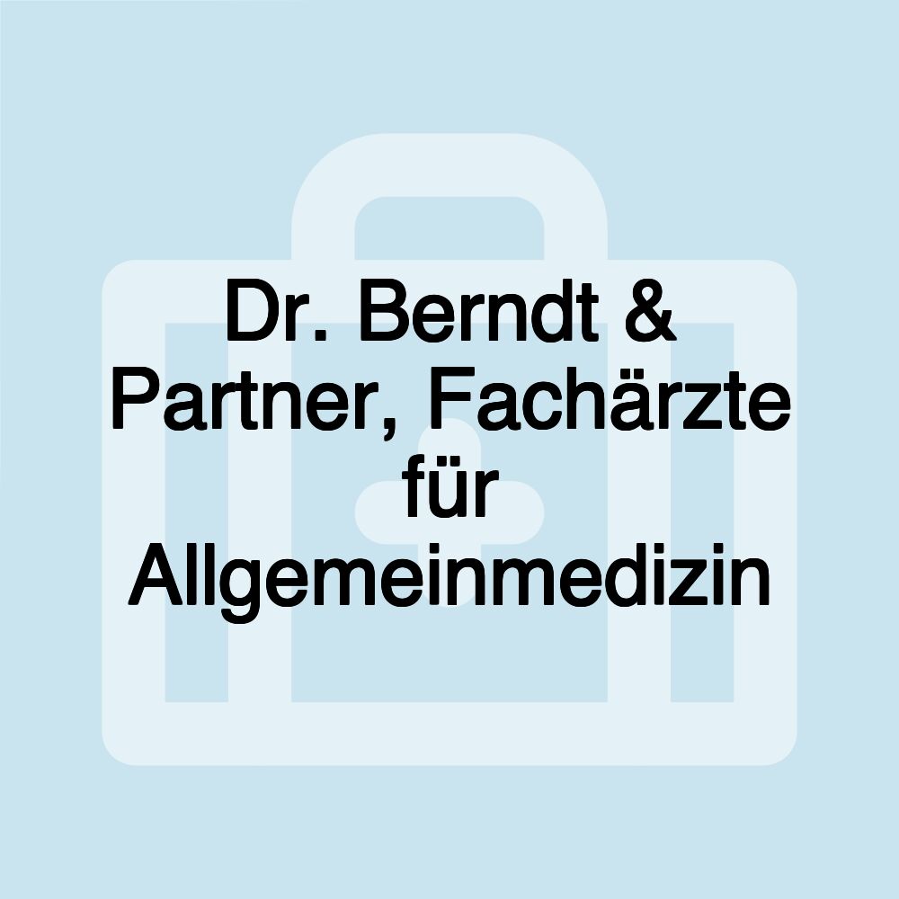 Dr. Berndt & Partner, Fachärzte für Allgemeinmedizin