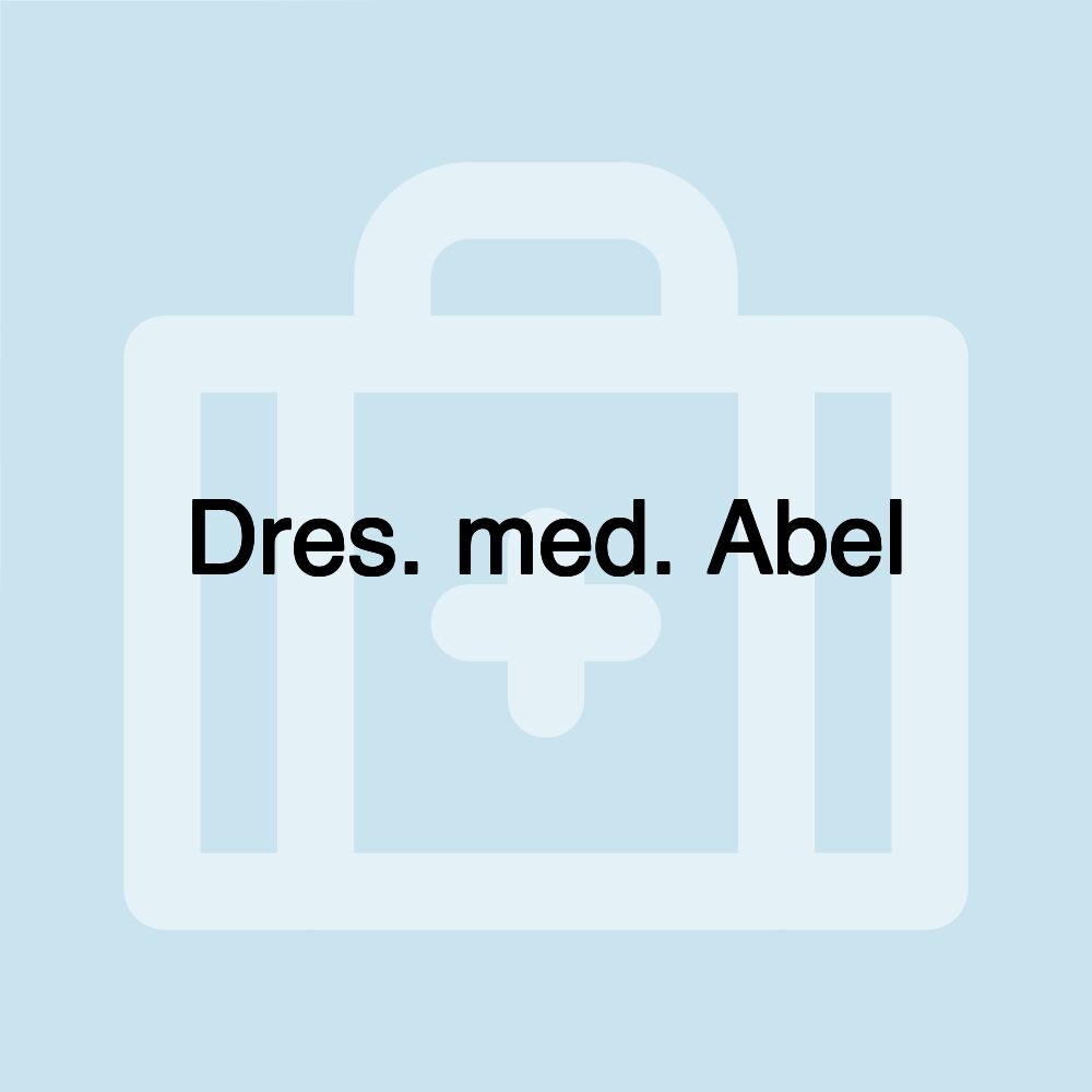 Dres. med. Abel