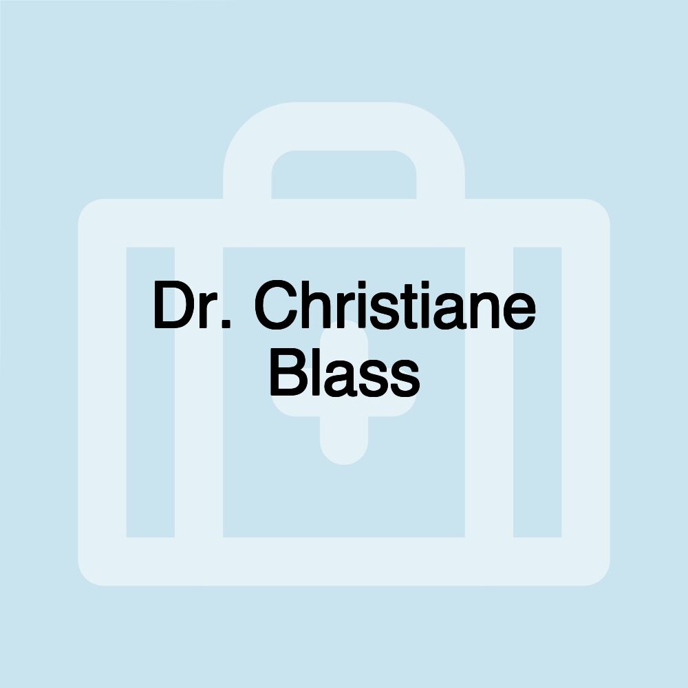 Dr. Christiane Blass