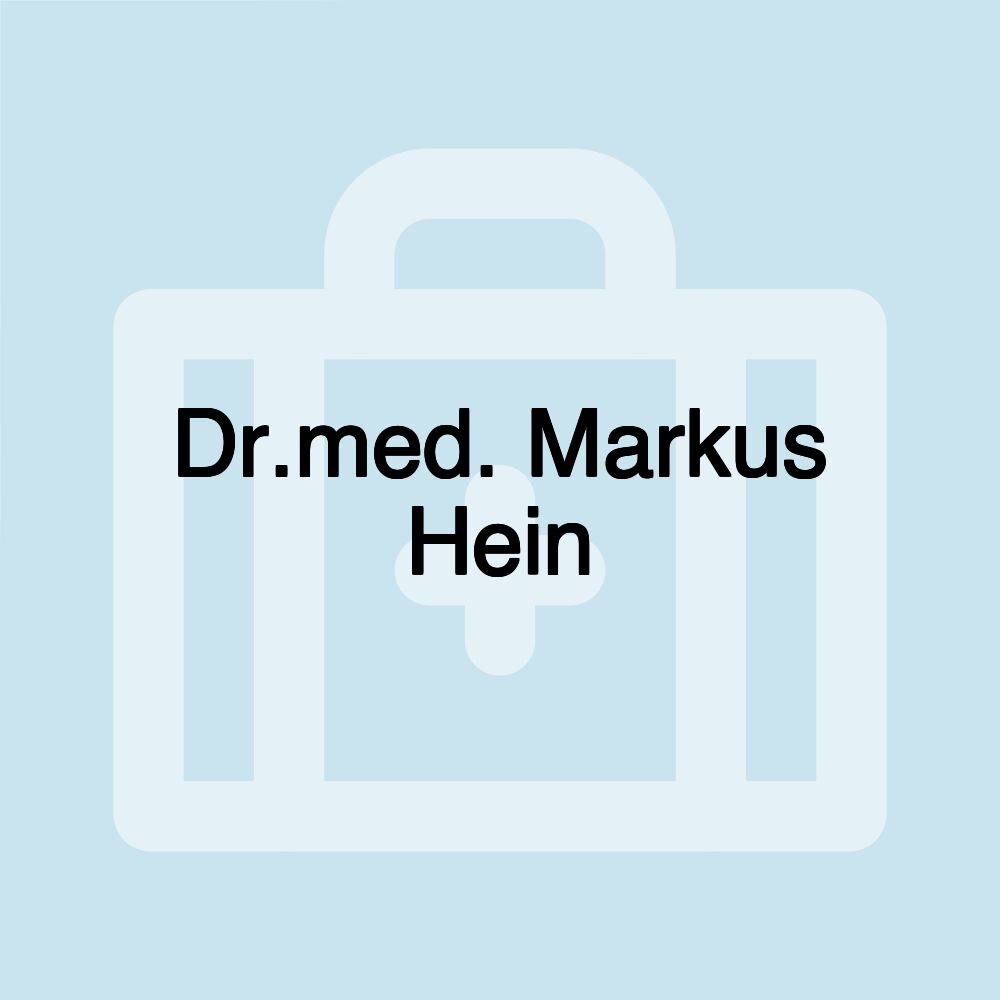 Dr.med. Markus Hein