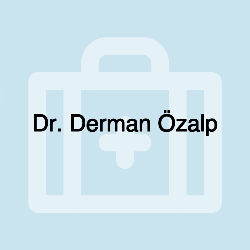 Dr. Derman Özalp