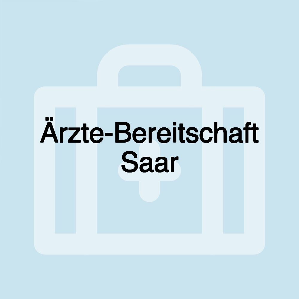 Ärzte-Bereitschaft Saar